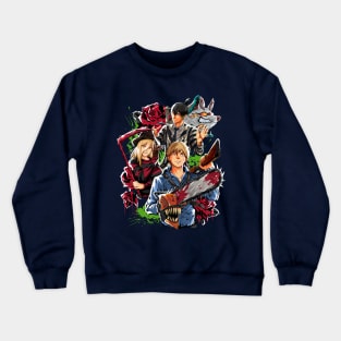 Devil Hunter Horror Team Crewneck Sweatshirt